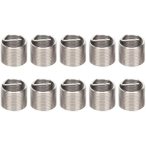 Gewindereparaturset aus Edelstahl – 10 Gewindeeinsätze (Außen-/Innengewinde) M16x1,5, 1,5D