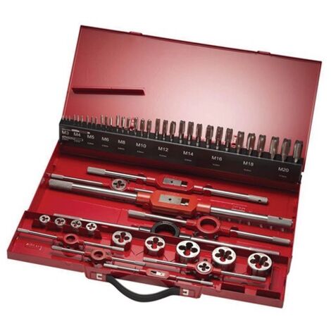 Gewindeschneidzeugsatz HS-10M M3-M20 30 HSS Metallkassette