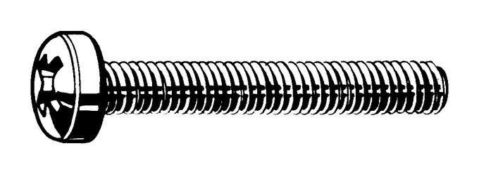 Linsenkopf Kreuz DIN 7985 M3x10 EDELSTAHL M3 x 10 25 St