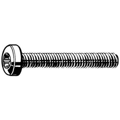 10 Stk Linsenschrauben 2,5 mm DIN 7985 M 2,5 x 10 Edelstahl A2
