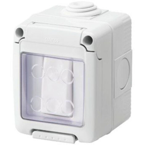 Gewiss 16Ax 1P One-Way Weatherproof Switch IP55 for Indoor & Outdoor Use