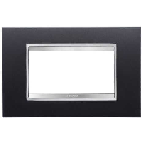 Gewiss Chorus placca LUX 4P ardesia GW16204VA