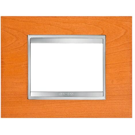 Gewiss Chorus  plaque LUX 3P couleur cerise GW16203LC