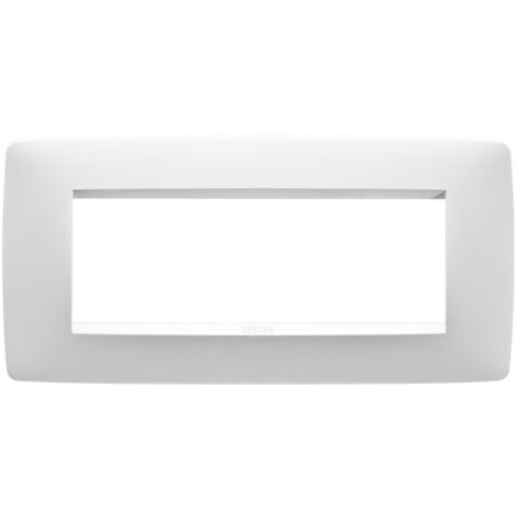 Gewiss Chorus plaque ONE 6P blanc GW16106TB