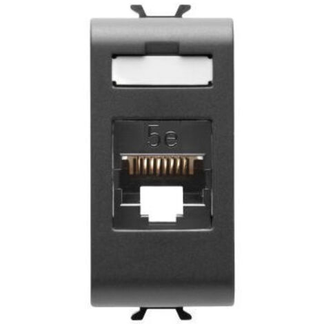Gewiss Chorus prise RJ45 CAT 5E noir GW12421