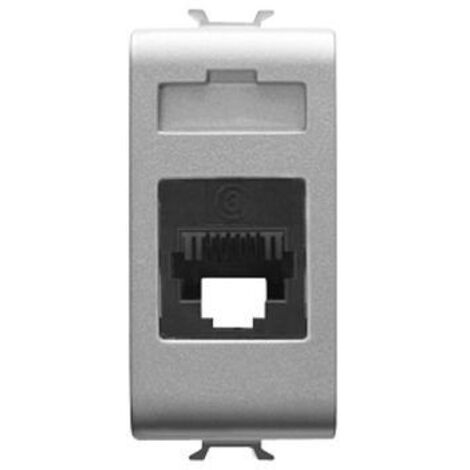 Gewiss Chorus titanio presa RJ45 CAT 5E GW14421