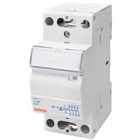 Gewiss CONTACTEUR CTR - 25A 4NO 230V - 2 modules, GWD6715