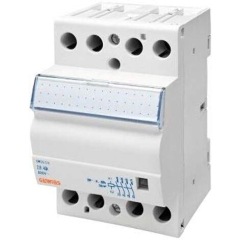 Gewiss CONTACTEUR CTR - 63A 4NO 230V - 3 MODULES, GWD6734
