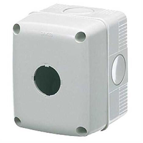 Gewiss contenedor de pared 1 agujero 22mm vacío para botones GW27101