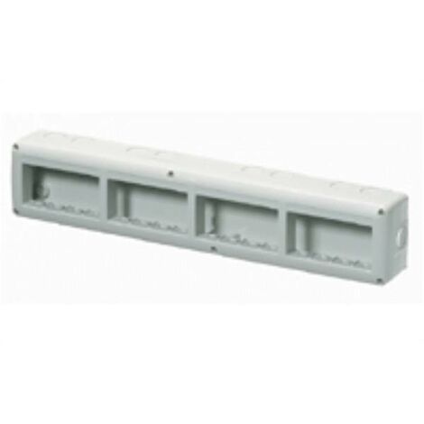 Gewiss contenitore per apparecchi System orizzontale protetto 16 posti modulo 4x4 IP40