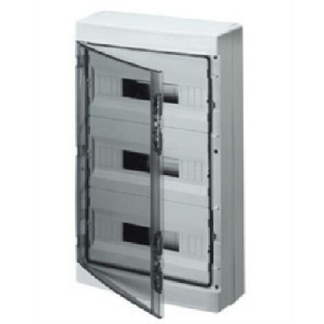 Gewiss GW-40105 Tableau de distribution résistant aux intempéries avec parois lisses 36M IP65