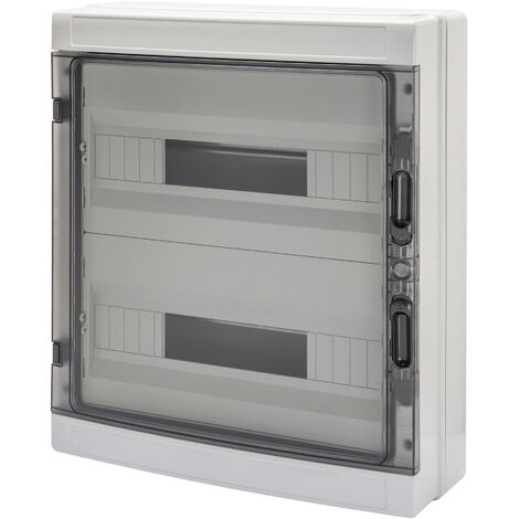 Gewiss GW-40107 Tableau de distribution résistant aux intempéries avec parois lisses 36M IP65