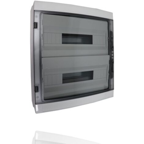 GEWISS GW40233TB - Centralino Arredo Incasso 24+2M Bianco Sportello Fume