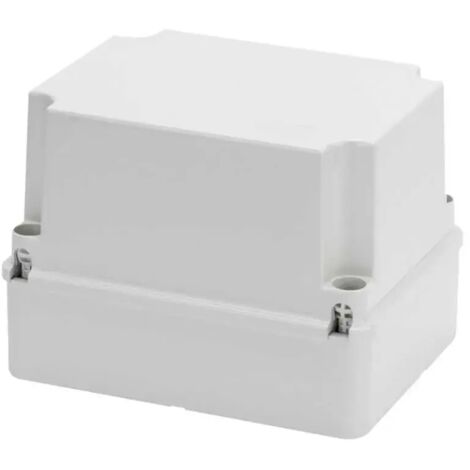 GEWISS GW44217 - Cassetta Di Derivazione Con Coperchio Alto A Vite, IP56, Dimensioni Interne 190x140x140, Pareti Lisce, Grigio RAL 7035