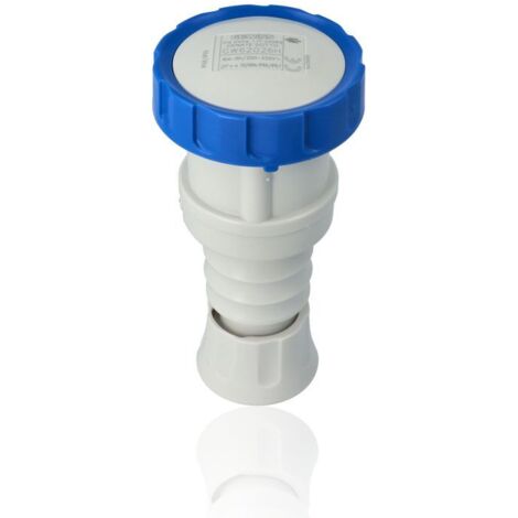 GEWISS GW62026H - Presa mobile HP, IP67, 2P+T 16A 230V 6H