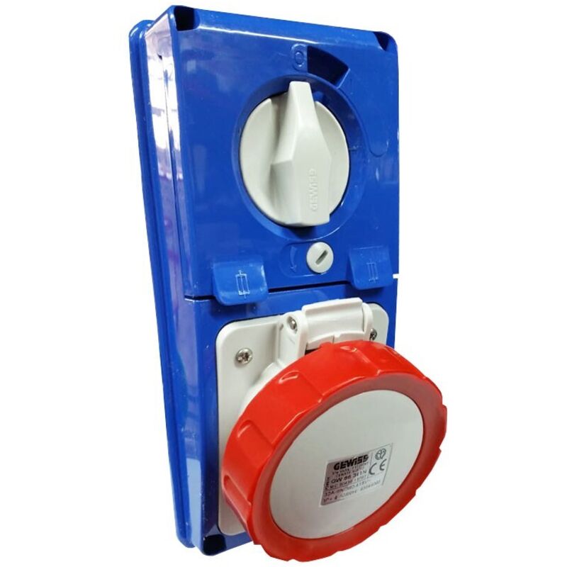 Gw66341n Presa Fissa Interbloccata Verticalesenza Fondo Con Base Po...