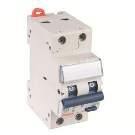 GEWISS GW94028 - Interruttore Magnetotermico Differenziale 2P Tipo AC C20 30mA 4500A