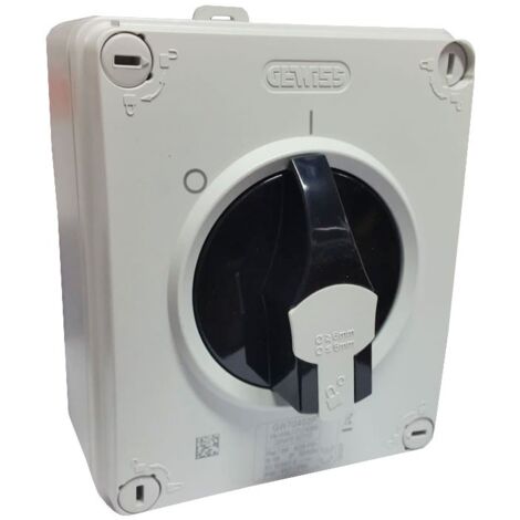 Gewiss HP 3X16A Drehschalter für Wandmontage IP65 GW70402P