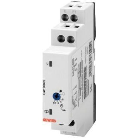 Gewiss MINUTERIE D'ESCALIER - 12…240V ac/dc - 1 MOD., GW96809