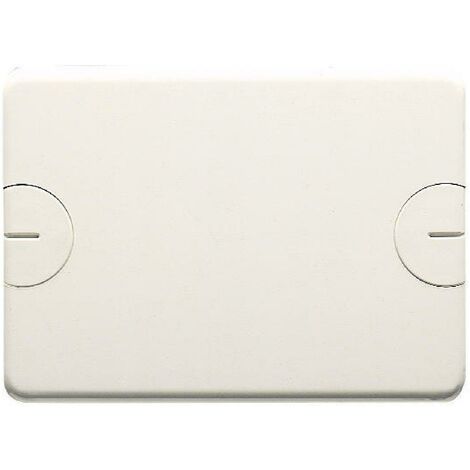 Gewiss placca cieca per scatoli rettangolari 3 posti a vite bianco gw24211