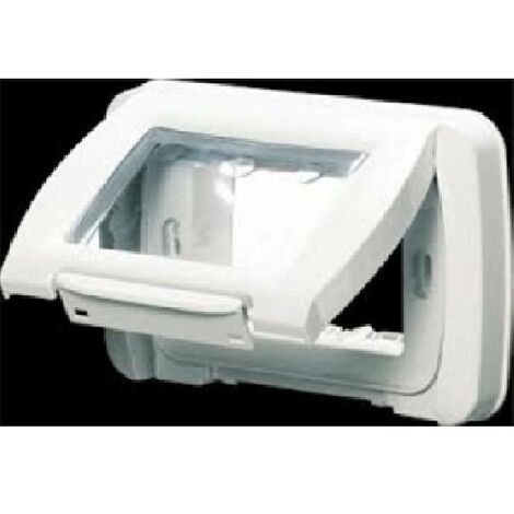 Gewiss placca stagna 4f bianco placca stagna autoportante bianco system