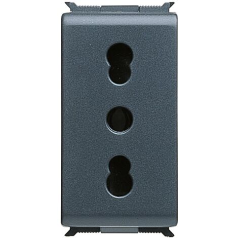 Gewiss Playbus 2P+E 10-16A 1M Noir GW30203