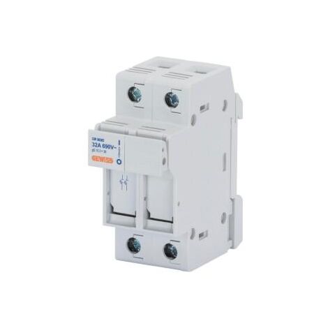 Gewiss porte-fusible déconnectable 90am 1p+n 690vac 32a - gw96215