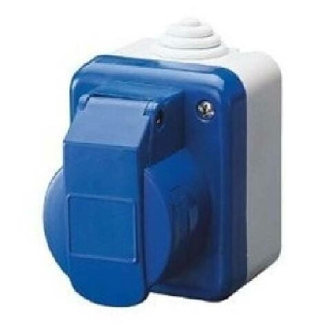 Gewiss presa industriali da parete ip44 2p+t 220v gw26222