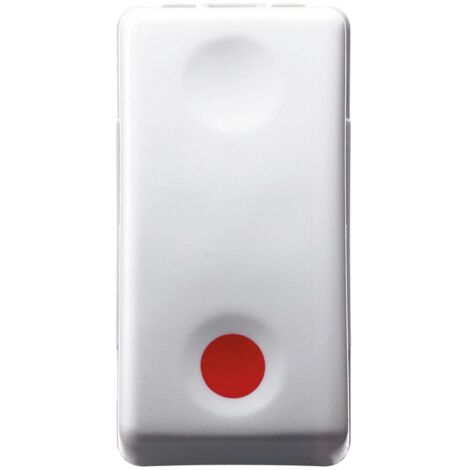 Gewiss System P NC-Taster - 10 A - Aus NA rotes Symbol GW20523
