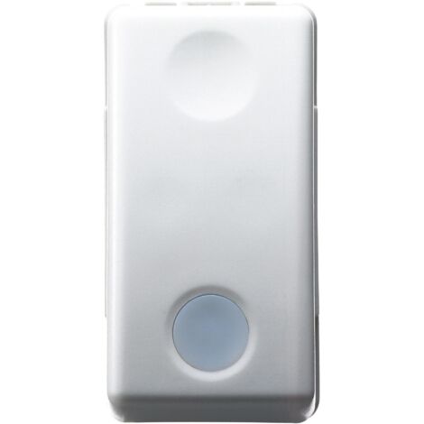 Gewiss system pulsante unipolare luminoso 10a 1p na gw20515