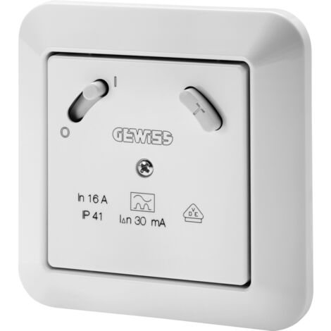 Gewiss - UP Fehlerstrom-Schutzschalter- 16 A 30 mA IP41 - GW95526