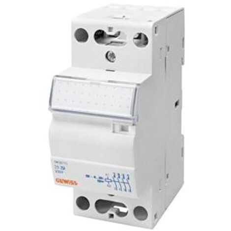 GEWISS – CONTACTEUR 230 V 4 NA 25 A 2 MODULES GWD6715