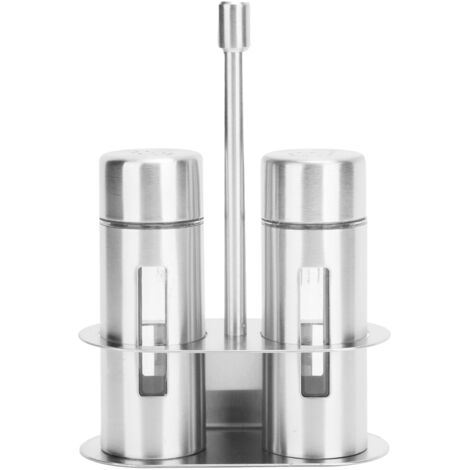 Gewürzglas-Set aus Edelstahl mit Ständer zur Aufbewahrung in der Küche