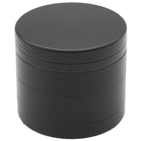 Gewürzmühle, 4-lagige Mühle, 5,1 cm, Gewürzmühle, Lebensmittel-Zinklegierungsmahlung, schwarz