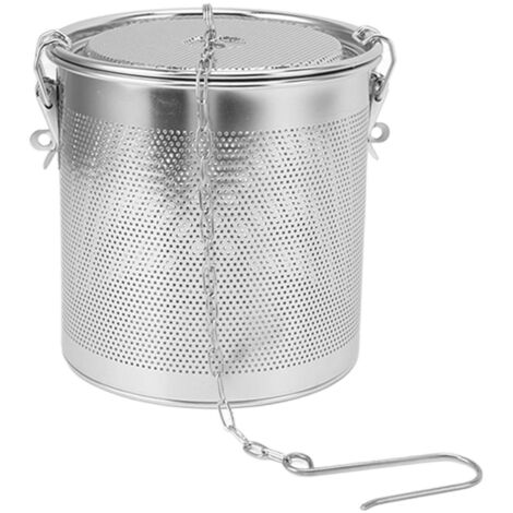Gewürzsieb aus Edelstahl, verstärkter, mikroperforierter Filter für die Küche, 4,3 l