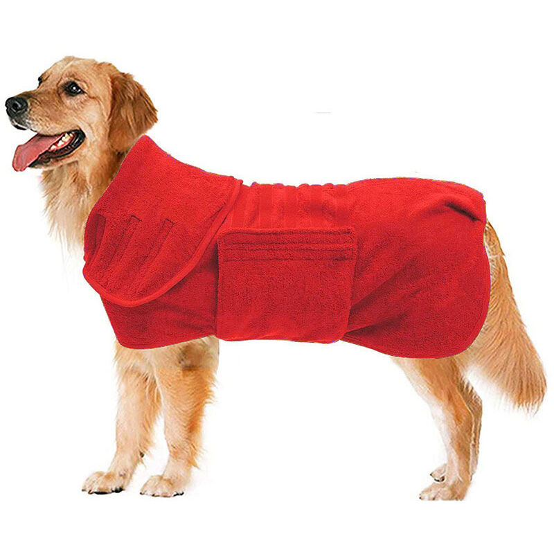 Geyecete Abrigo De Secado Para Perros – Bolsa Para Perros De Secado Rápido – Toalla De Baño Para Perros – Toalla De Baño De Microfibra De Secado