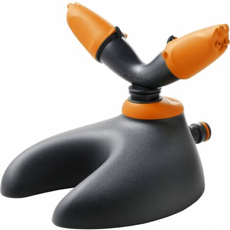 GF Art.5632 irrigatore 2 bracci "ROTAX" con base portata massima 19 l/min per irrigazione giardino