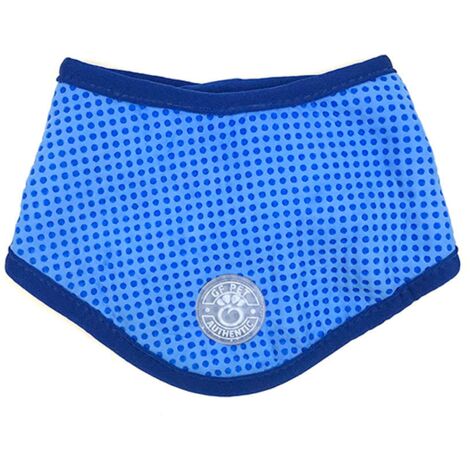 GF Pet Dog Cooling Bandana - Refroidissement pour chiens - Taille S/M - Bleu - Bleu
