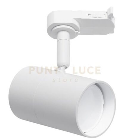 GFA1060- PROIETTORE IN ALLUMINIO BIANCO PER BINARIO TRIFASE 1 LUCE ATTACCO GU10 IP20