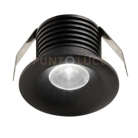 GFA1081N-  FARETTO DA INCASSO ANTIABBAGLIO A LED 4000K 250LM 3W D.4,5CM NERO