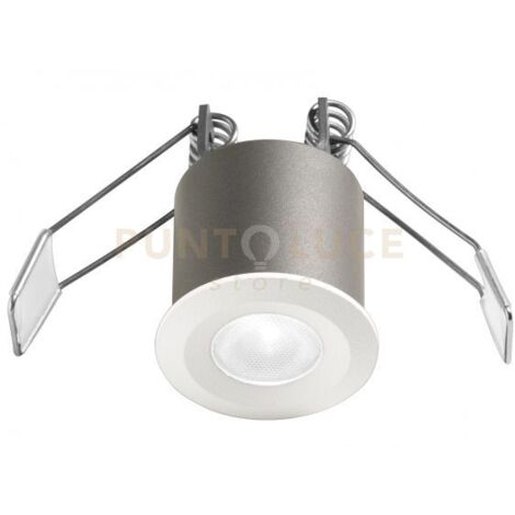 GFA1090C- FARETTO DA INCASSO ANTIABBAGLIO A LED 3000K 230LM 3W D.3,5CM BIANCO