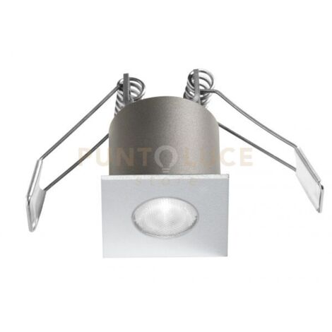 GFA1092C- FARETTO DA INCASSO ANTIABBAGLIO A LED 3000K 230LM 3W BIANCO QUADRATO