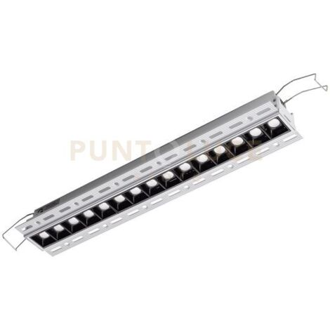 GFA1132C- FARETTO AD INCASSO 15 LUCI A SCOMPARSA A LED 3000K 2400LM 30W BIANCO