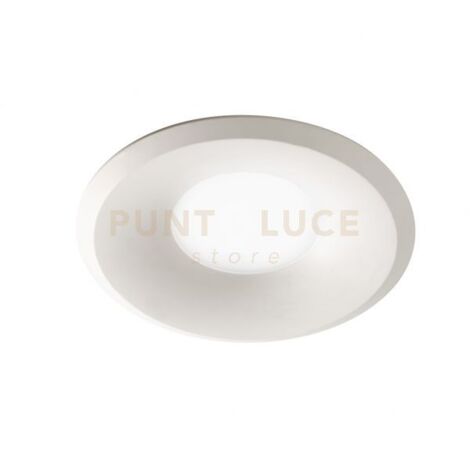 GFA1150- FARETTO AD INCASSO TONDO 1 LUCE ATTACCO GU10 D.9,4CM ALLUMINIO BIANCO
