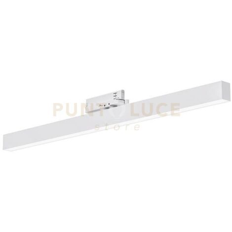 GFA1241N- REGLETTE BINARIO A LED 4000K 3510LM 36W CON ROTAZIONE COLORE BIANCO 90,5CM