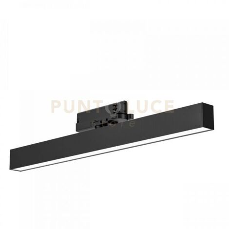 GFA1250N- REGLETTE BINARIO A LED 4000K 2259LM 28W CON ROTAZIONE COLORE NERO 60,5CM