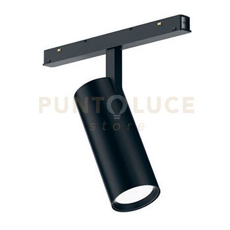 GFA1351HD-  MODULO LED INCLINABILE REGOLABILE PER BINARIO DOPPIA ACCENSIONE AD INCASTRO MAGNETICO PER BINARIO 48V 2700K 1355LM 18W D.5,5CM NERO DIMMERABILE