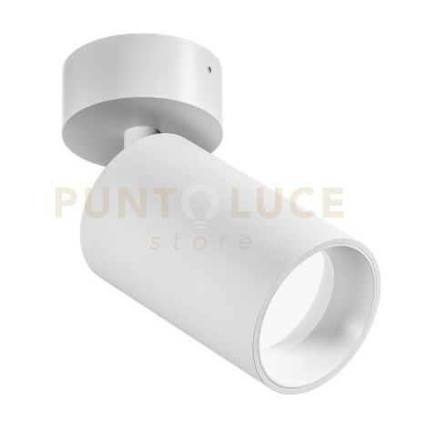 GFA1394- FARETTO SPOT ORIENTABILE BIANCO SATINATO D.5,7CM 1 LUCE ATTACCO GU10