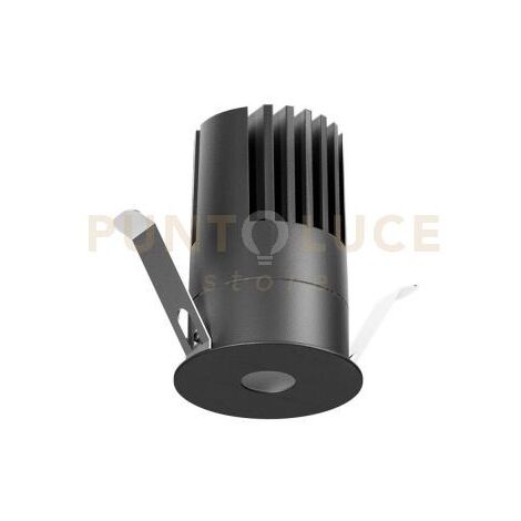 GFA1415C- FARETTO LED AD INCASSO COLORE NERO 3000K 1900LM 18W D.6,2CM