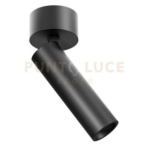 GFA1461H-  SPOT FARETTO ORIENTABILE 1 LUCE ATTACCO LED 2700K 500LM 7W NERO SATINATO D.3,5CM